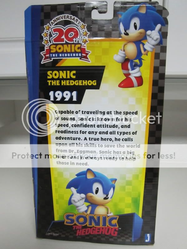 10 inch SONIC THE HEDGEHOG retro CLASSIC 1991 Collectible Figure NEW 