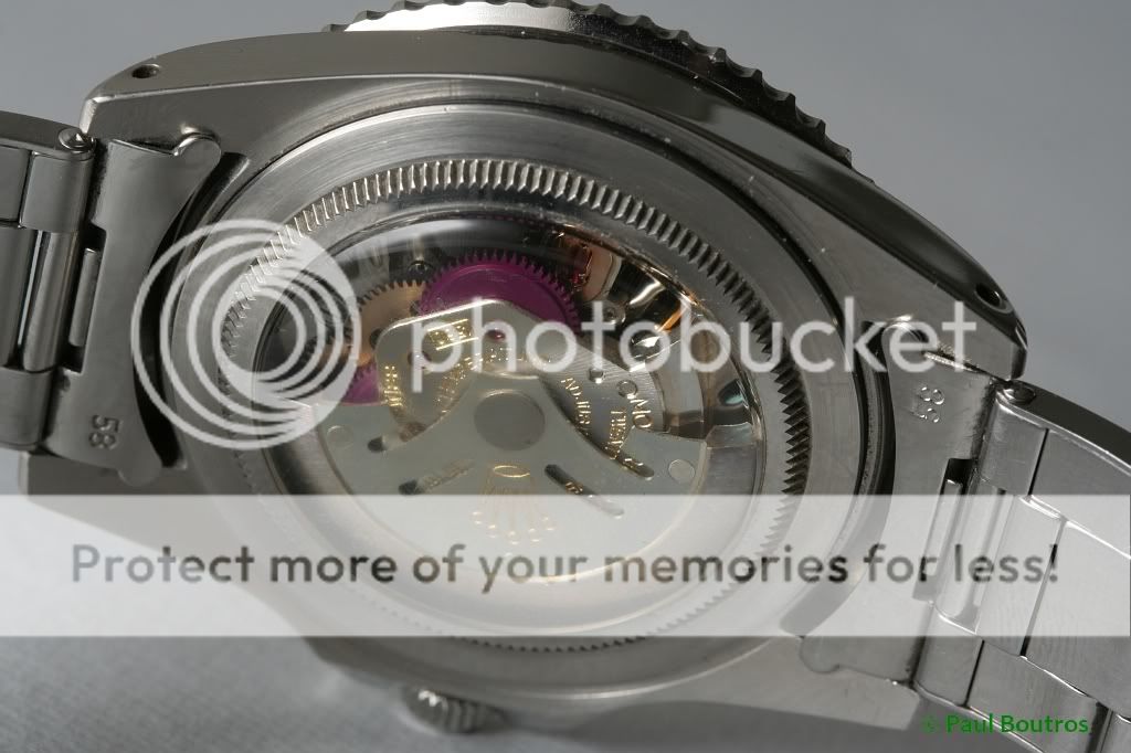 Rolex caseback