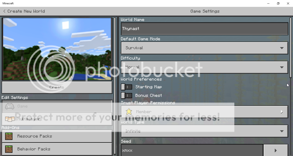 Now begins an adventure! - Survival Mode - Minecraft: Java Edition ...