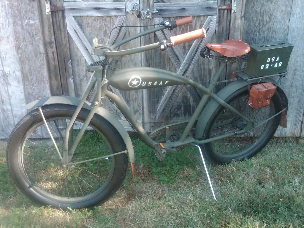 United States Army Air Force bike done | Rat Rod Bikes Bicycle Forum