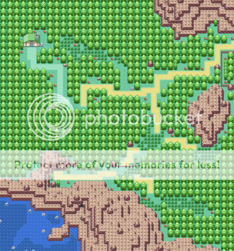 Pokémon Game Map Off