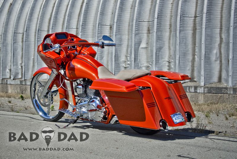 Bad Dad | Custom Bagger Parts for Your Bagger | Premium License Plate Frame