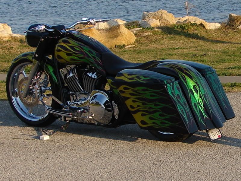 Baggers | :: Ronnie's Road King | Bad Dad | Custom Bagger Parts for ...