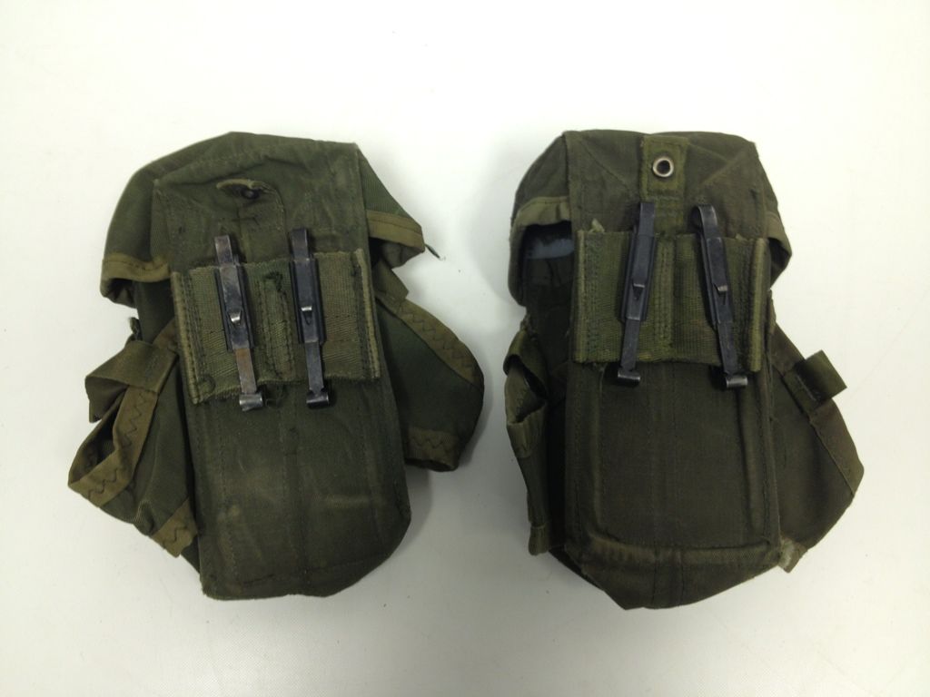 LOT OF 4 ALICE AMMO POUCH USGI SMALL ARMS 3 MAG POUCH OD US MILITARY ...