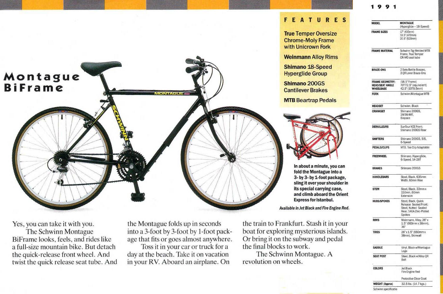 schwinn montague biframe