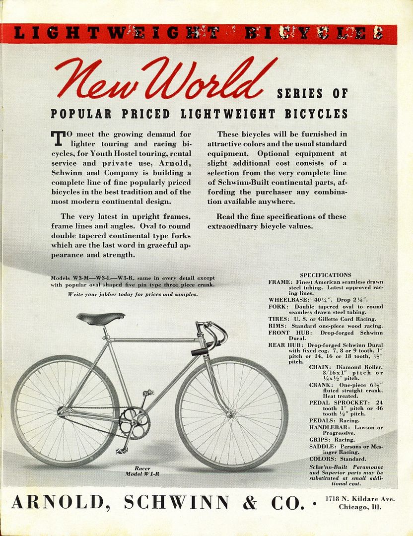 schwinn new world