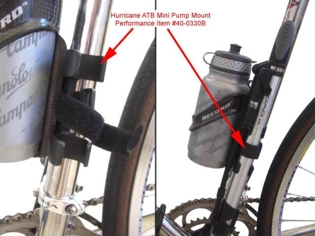 bicycle pump frame clips