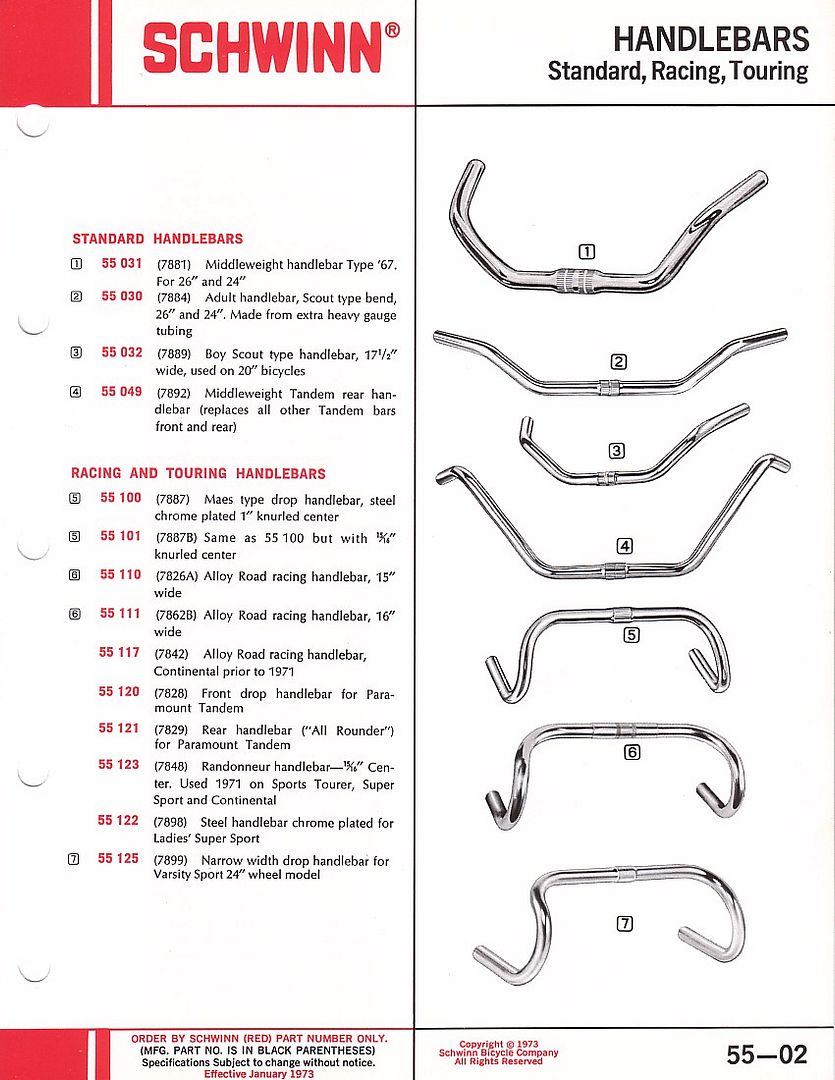 schwinn handlebars