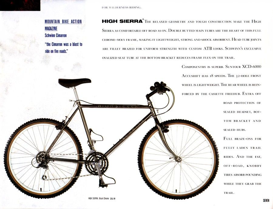 1988 schwinn high sierra