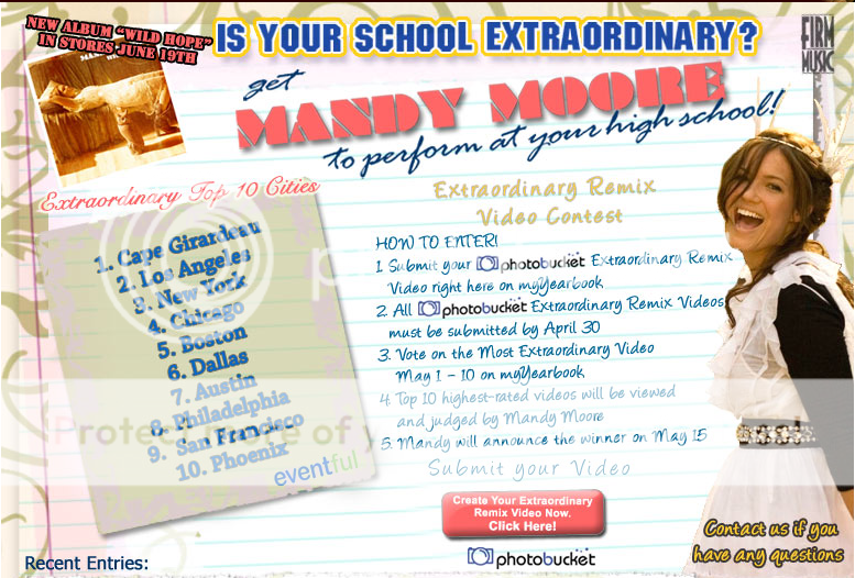 Mandy Moore contest: ohnotheydidnt — LiveJournal