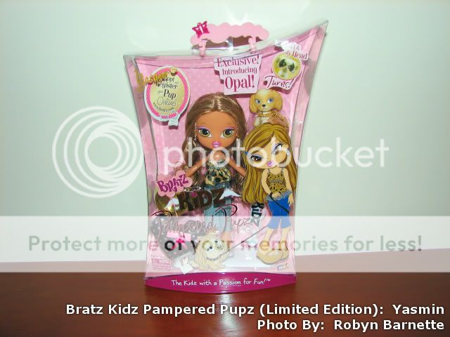 bratz pampered pupz yasmin